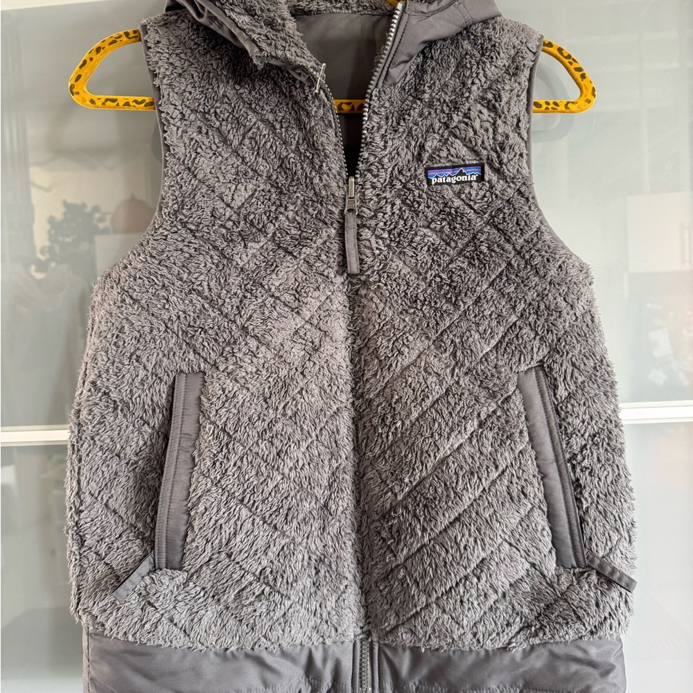 Patagonia reversible Gray Fleece Vest